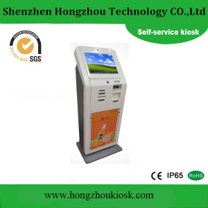 Self Service Ticket Vending A4 Laser Kiosk with High Quality