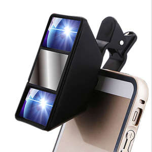 3D Universal Mini Camera Lens with Clip for iPhone Samsung Vr Box Glasses Google Cardboard Mate Virt